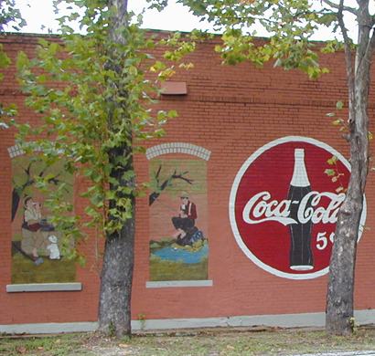 Blue Ridge Texas Coca Cola Mural