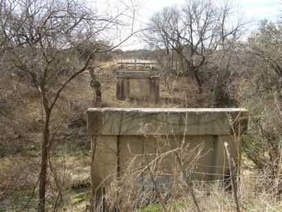 Bluff DaleTx - Lost Thru Truss Bridge On CR 159