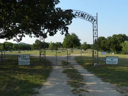 Bluff Dale TX - Wesley Chapel Cemetery 