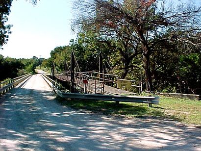 Bluff Dale Bridge looking south, Bluff Dale, Texas