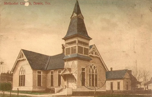 Bowie Texas - Methodist Church