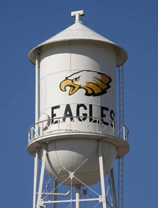 Bruceville-Eddy Texas water tower