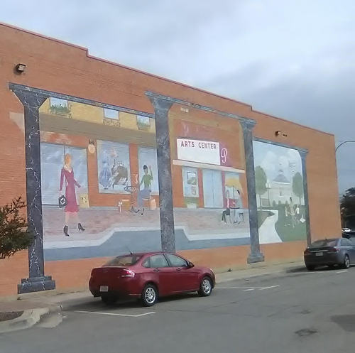 Carrollton TX Downtown Mural 
