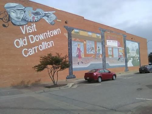 Carrollton TX Downtown Mural 
