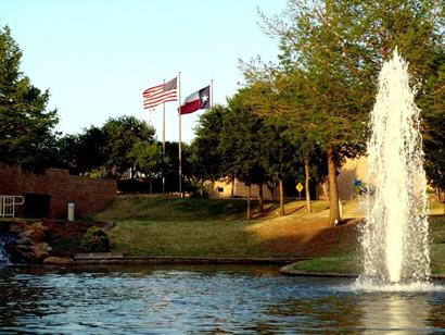 Carrollton Police Station fountain, Carrollton Texas