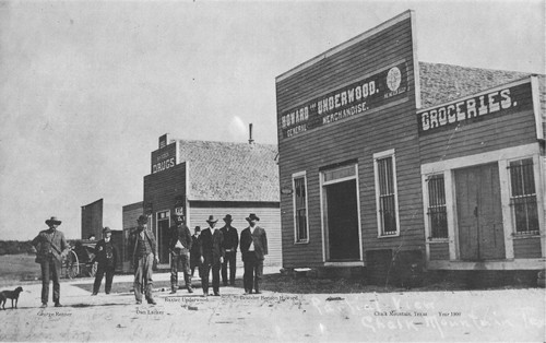 Chalk Mountain TX 1900 - General merchandise & groceries