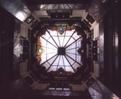 Skylight of Johnson County Courthouse, Cleburne, Texas