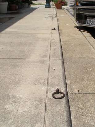 Clifton TX - Side Walk Horse Tie RIngs