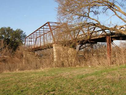Bosque County Tx  - 1884 Clifton Whipple Truss Bridge