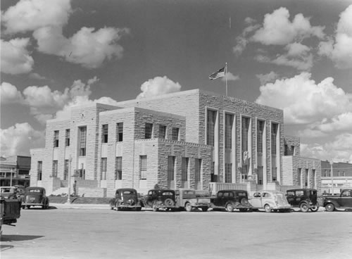 The Comanche County courthouse, Texas