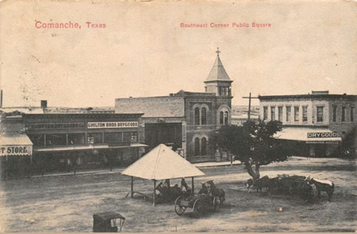 Comanche, TX o SW corner Public Square