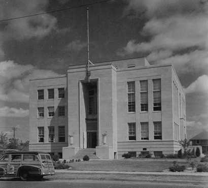 Delta County courthouse, Cooper Texas old photo