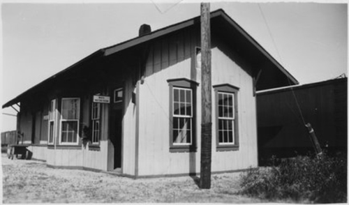 Copelville TX Gulf Colorado Santa FeRailway Depot