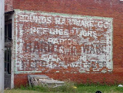 Currie Texas ghost sign