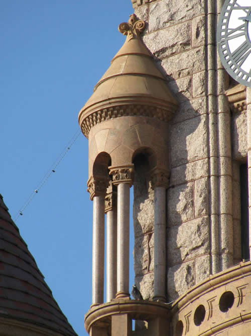 Decatur TX - Wise County courthouse architectural details