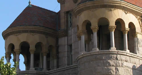 Decatur TX - Wise County courthouse architectural details