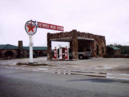 Decatur TX - Petrified Wood Gas Station