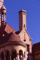 Wise County courthouse chimney