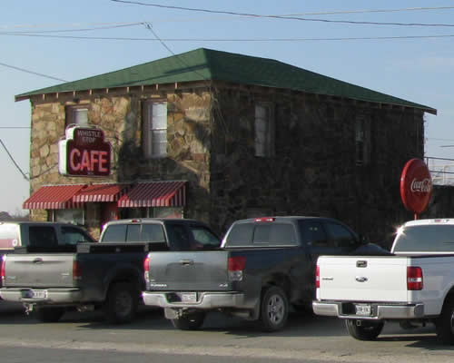 Decatur TX - Texas Tourist Camp Petrified Wood  Whistle Stop Cafe 