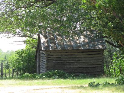 Dennis Texas - old log house