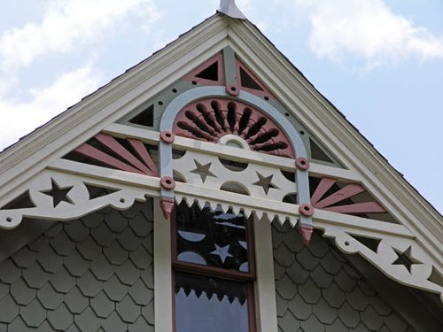 The Bayless-Selby House Museum  architectural details,  Denton, Texas