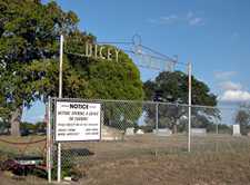 Dicey Cemetery entrance