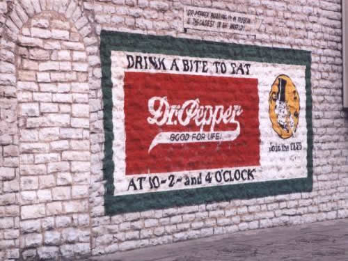 Dublin Texas -Dr Pepper Sign