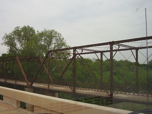 Eulogy TX  Brazos River Bridge