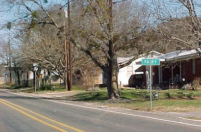 Fairy Texas road sign and street