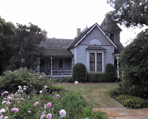 Farmers Branch TX - Farmers Branch Historical Park,  1885 Queen Anne Victorian Cottage 