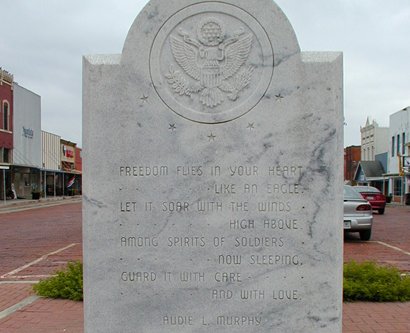 Audie Murphy Memorial, Farmersville, Texas