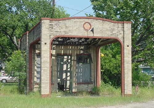 Ferris Texas old gas station