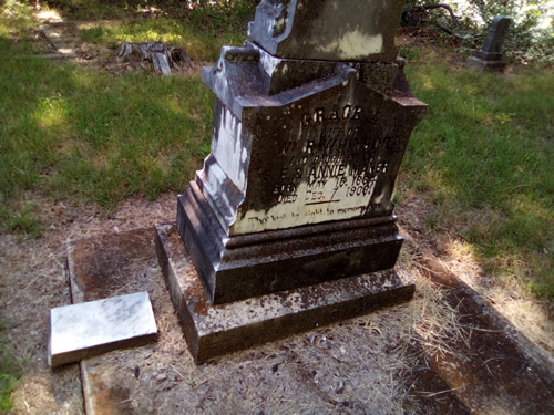 Hill County TX - Files Valley Cemetery tombston