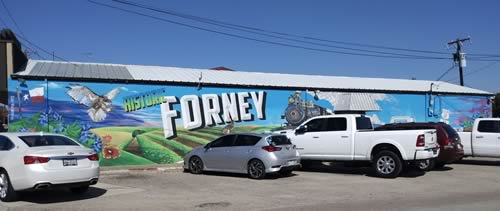 Forney Texas -  Downtown mural