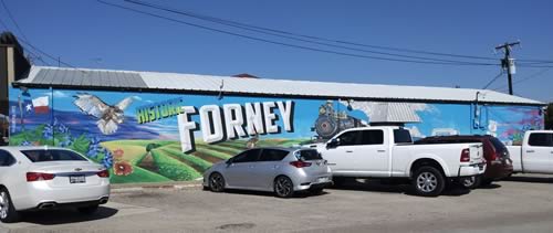 Forney Texas - Downtown mural