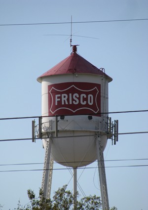 Frisco Texas water tower