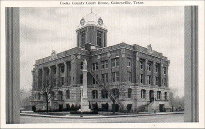 Cooke County Courthouse, Gainesville, Texas 1930s photo