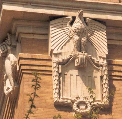 Gainesville TX Cooke County Courthouse Eagle