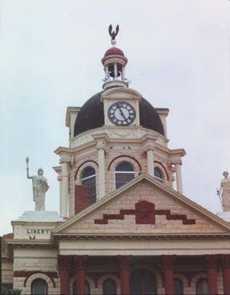 Coryell CountyCourthouse dome, Gatesville, Texas