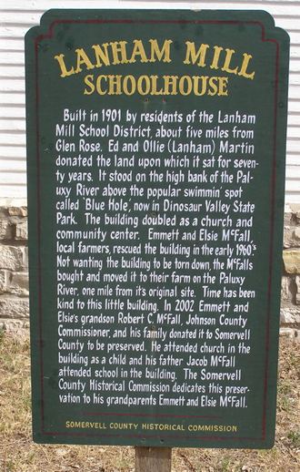 TX - Lanham Mill Schoolhouse