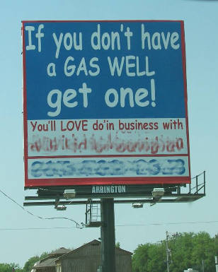 Godley Tx - Oil Well Sign