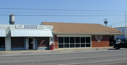 Gunter Texas city hall and post office