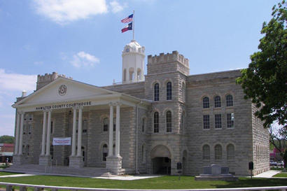 Hamilton Texas - Hamilton County courthouse