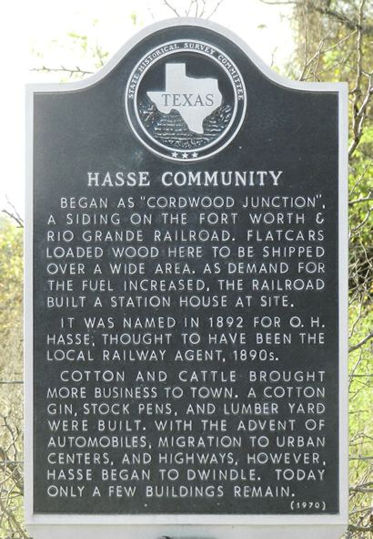 Hasse TX historical marker