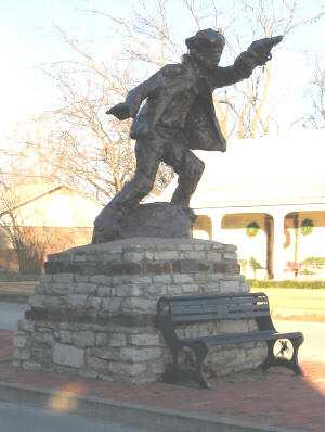 Billy The Kid Statue, Hico Texas