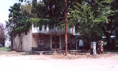 Highbank, Texas old gas station