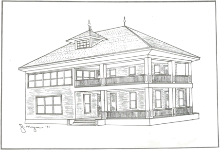 India, Texas - town founder A. J. Moyers's home