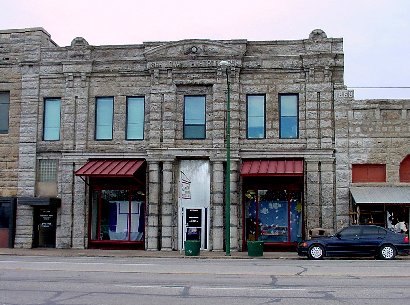 Jacksboro Texas - Rock Building - Edward Eastburn Building c. 1898