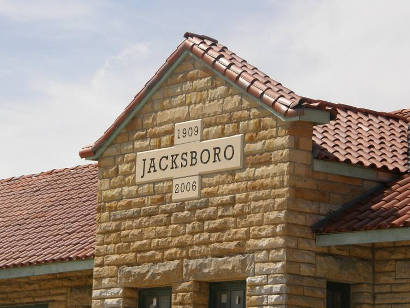 Jacksboro Tx - Former Jacksboro Depot Sign