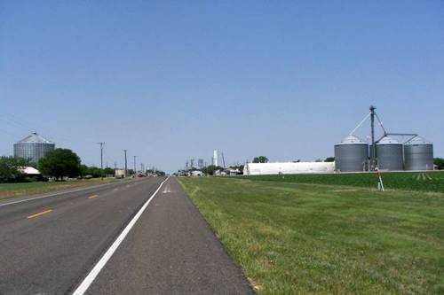 Entering Malone, Texas